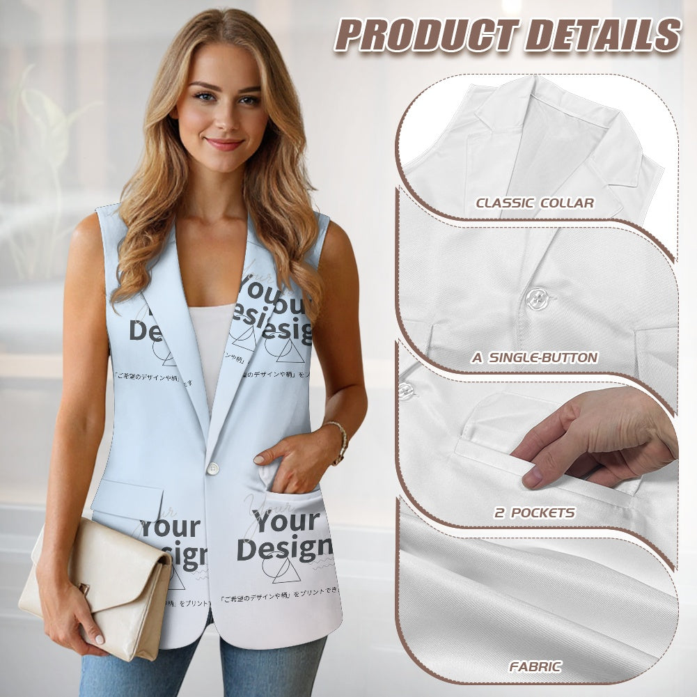 カスタムプリント レディースベストスーツ | ZR18