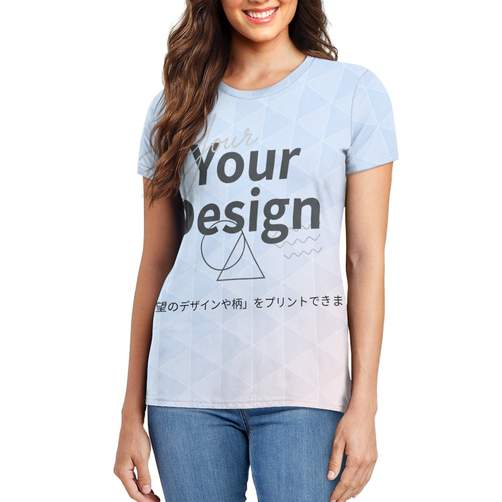 カスタムプリント レディースラウンドネックTシャツ | AZ13