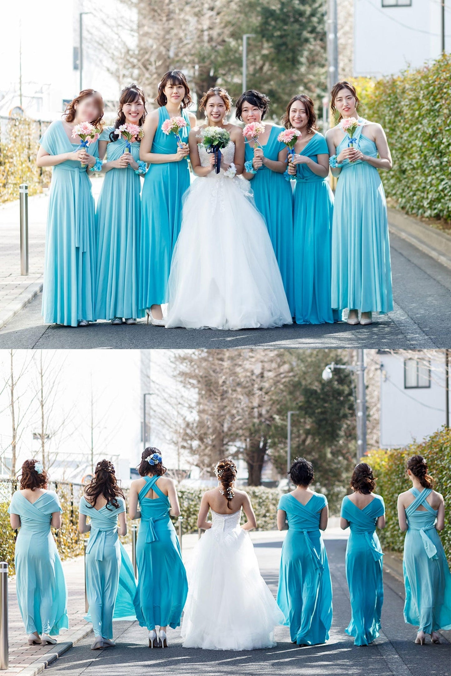 ツイスト＆ラップドレス TW002 ブライズメイド