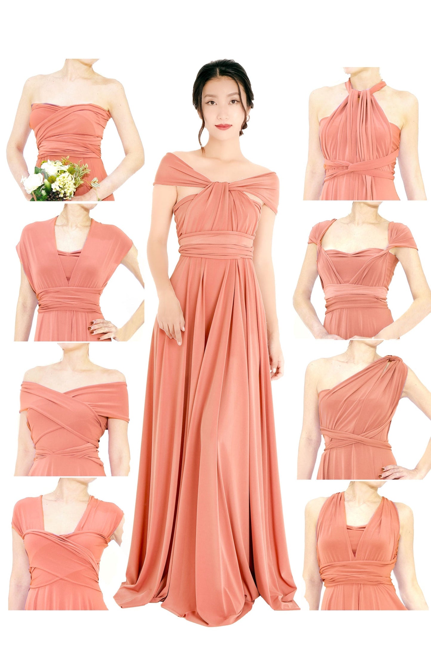 ツイスト＆ラップドレス TW005 チュール ブライズメイド