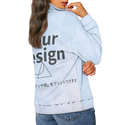 カスタムプリント レディース長袖ジッパースウェット | CZA17
