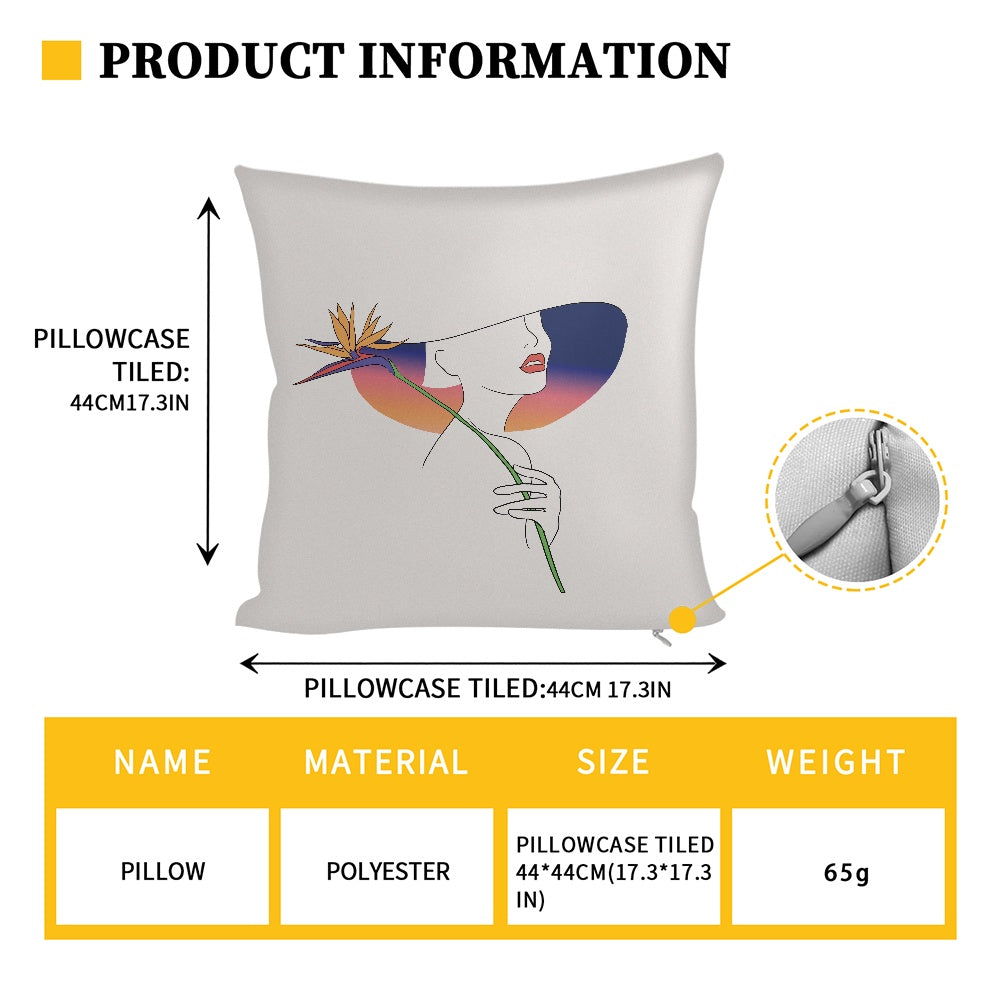 Throw pillow case