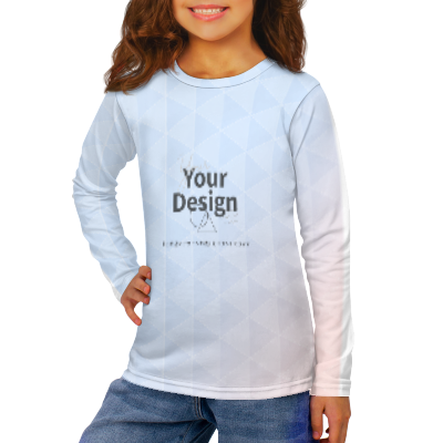 カスタムプリント キッズ長袖Tシャツ | CZB65