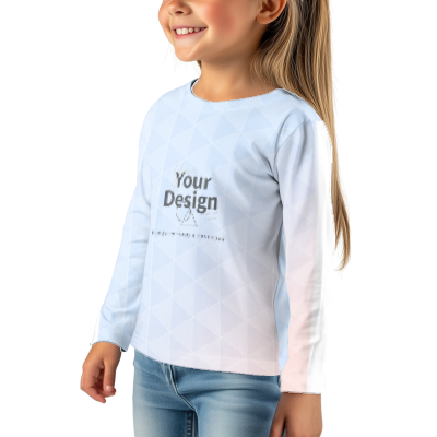 カスタムプリント キッズ 長袖Tシャツ | CZB65