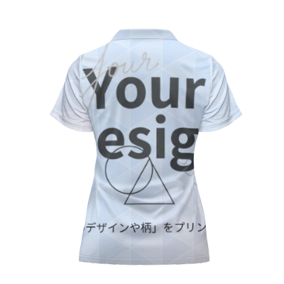 カスタムプリント レディース 半袖ゴルフシャツ | CZC58