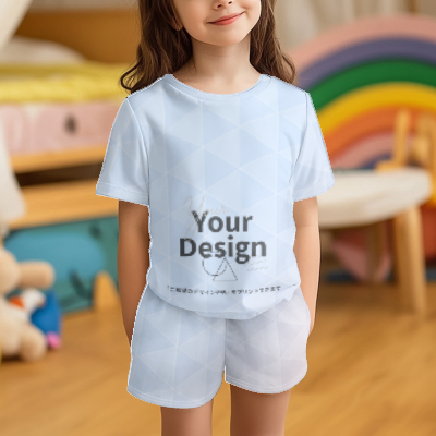 カスタムプリント キッズ半袖パジャマセット | CZC146