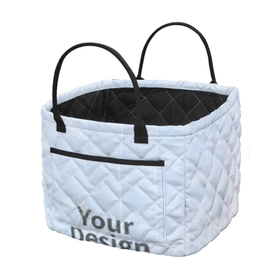 キルティング収納バスケット