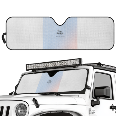 カスタムプリント オフロード車用サンシェード（132×41cm） | CZQ29