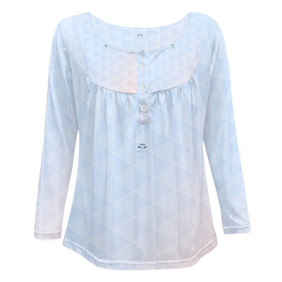 カスタムプリント カジュアルロングスリーブTシャツ | D36