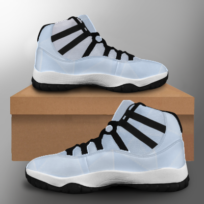 カスタムプリント AJ11ハイカットレザースニーカー | F71W