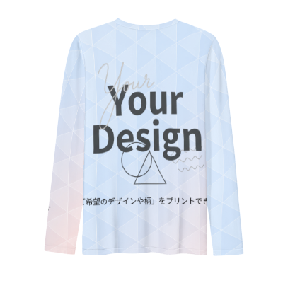 カスタムプリント レディース長袖Tシャツ | P28