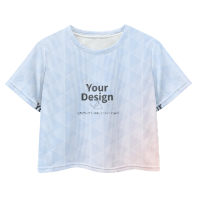 カスタムプリント ガールズクロップTシャツ | BZ96