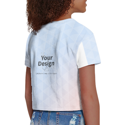 カスタムプリント ガールズクロップTシャツ | BZ96