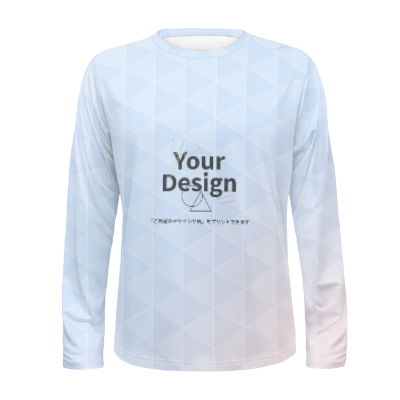 カスタムプリント メンズ長袖Tシャツ | HDFS011