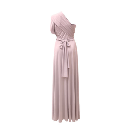 【OUTLET】*少々難あり ツイスト＆ラップドレス クリスタルローズ【即日発送】