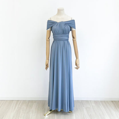 【スモーキーブルー】TW001 インフィニティドレス