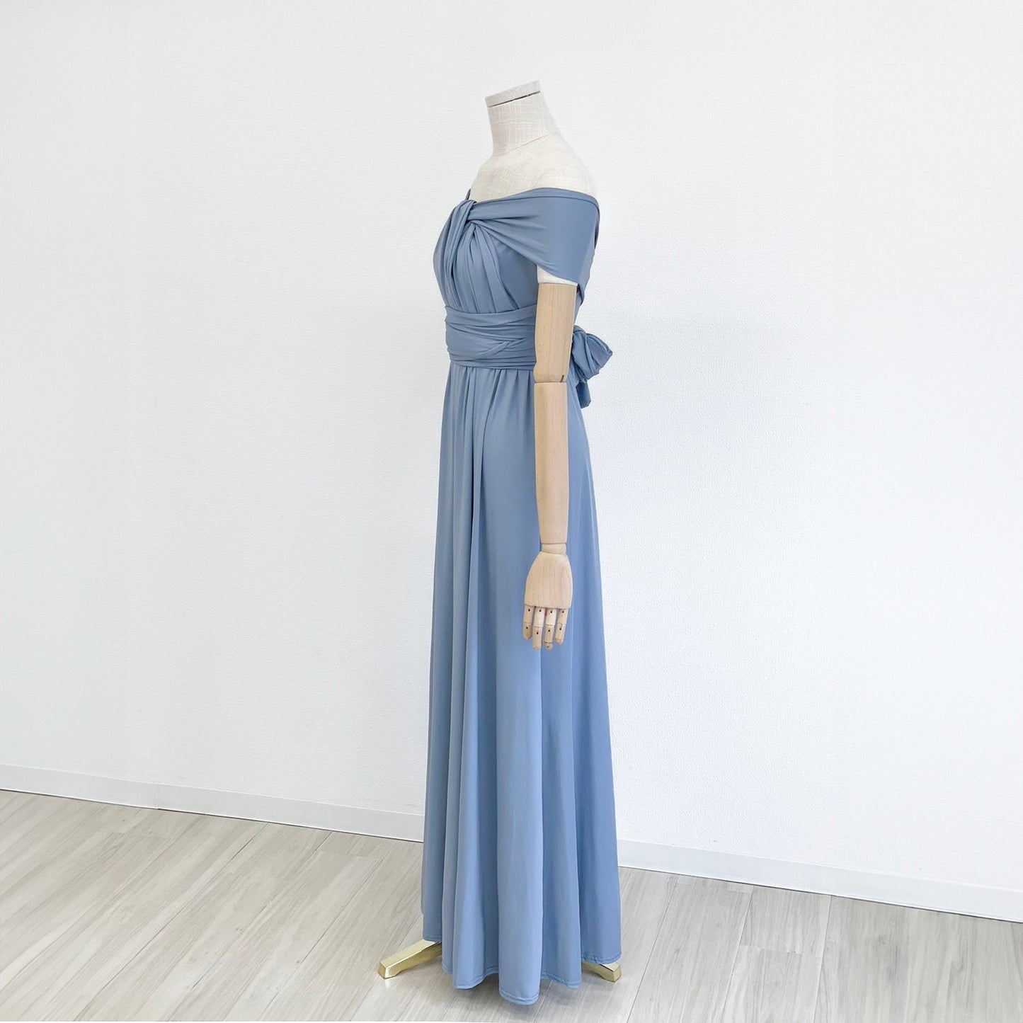 【スモーキーブルー】TW001 インフィニティドレス