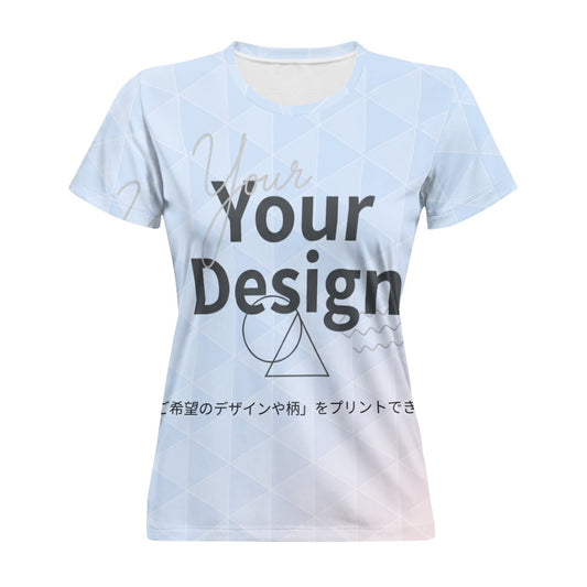 カスタムプリント レディースラウンドネックTシャツ | AZ13