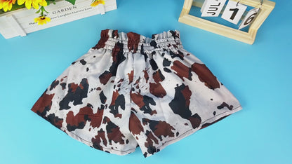 カスタムプリント キッズ ハイウエストショートパンツ | CZB89